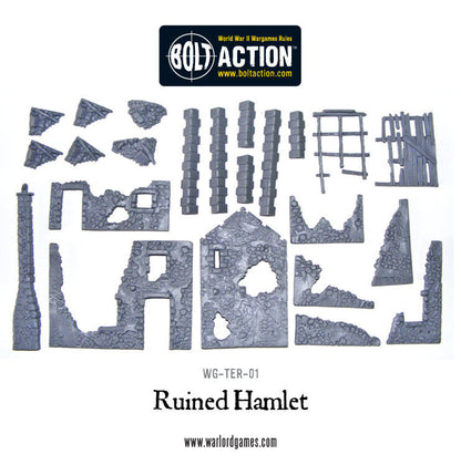 ruined hamlet plastic bolt action 28mm kit