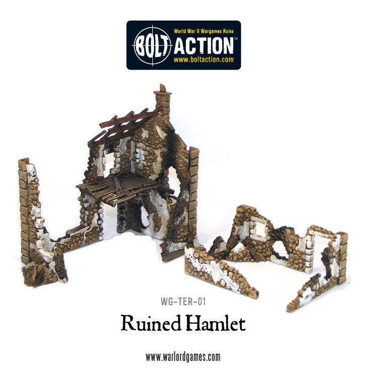 ruined hamlet plastic bolt action 28mm kit