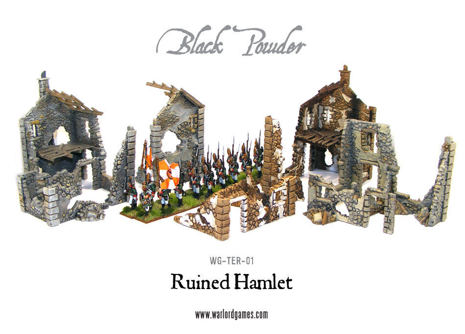 ruined hamlet plastic bolt action 28mm kit