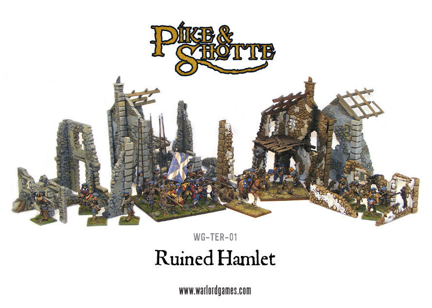 ruined hamlet plastic bolt action 28mm kit