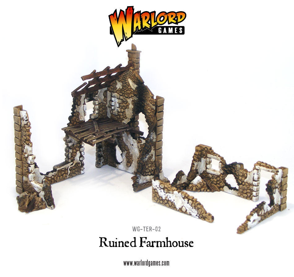 ruined farmhouse plastic bolt action 28mm kit