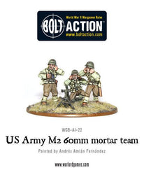Bolt Action: US Army 60mm mortar team
