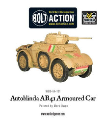 Autoblinda AB41 Armoured Car - Italy (Bolt Action) :www.mightylancergames.co.uk