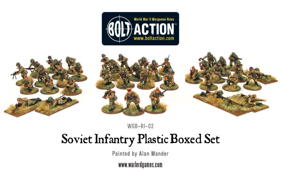 Soviet Infantry - Soviet Union (Bolt Action) :www.mightylancergames.co.uk 