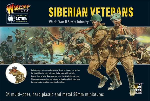Siberian Veterans WW2  Soviet Infantry - Bolt Action: www.mightylancergames.co.uk