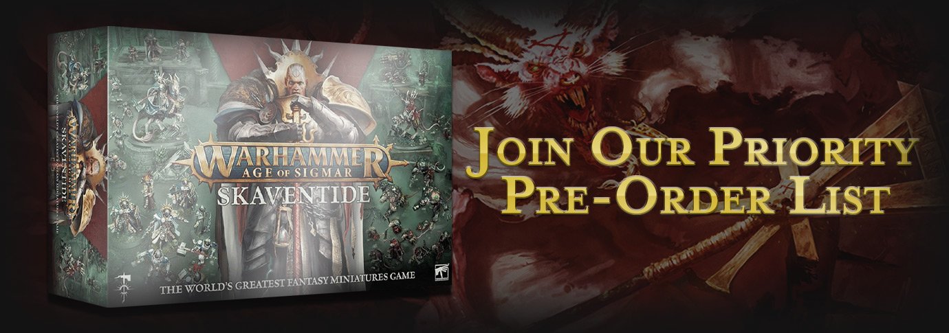 Register your interest in the #NEW AoS Skaventide boxed set